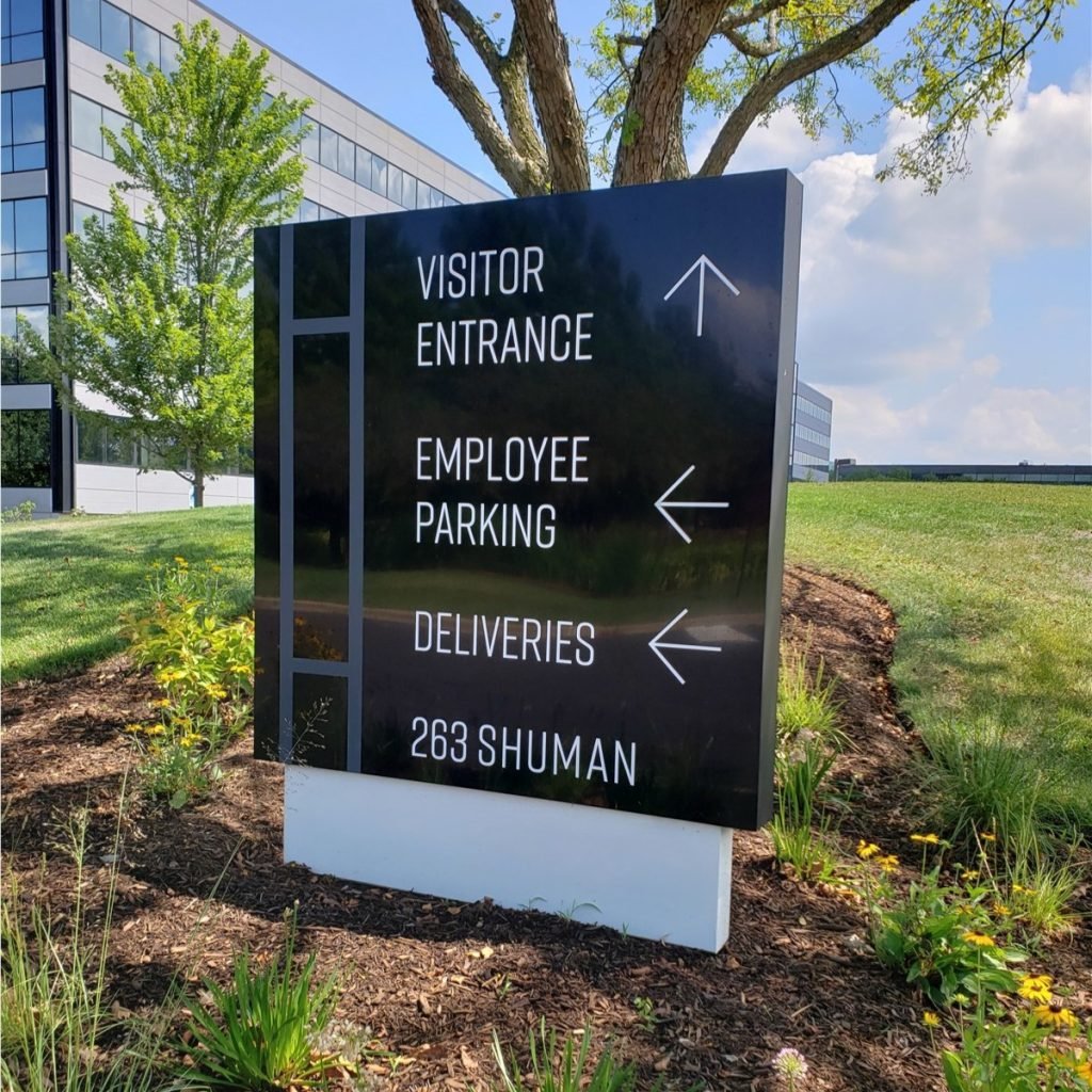 outdoor directional signage
